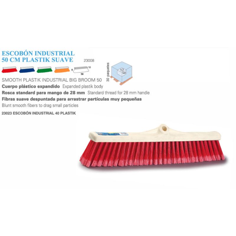 CEPILLO INDUSTRIAL 50 FIBRA SUAVE (23008) *(BP+)