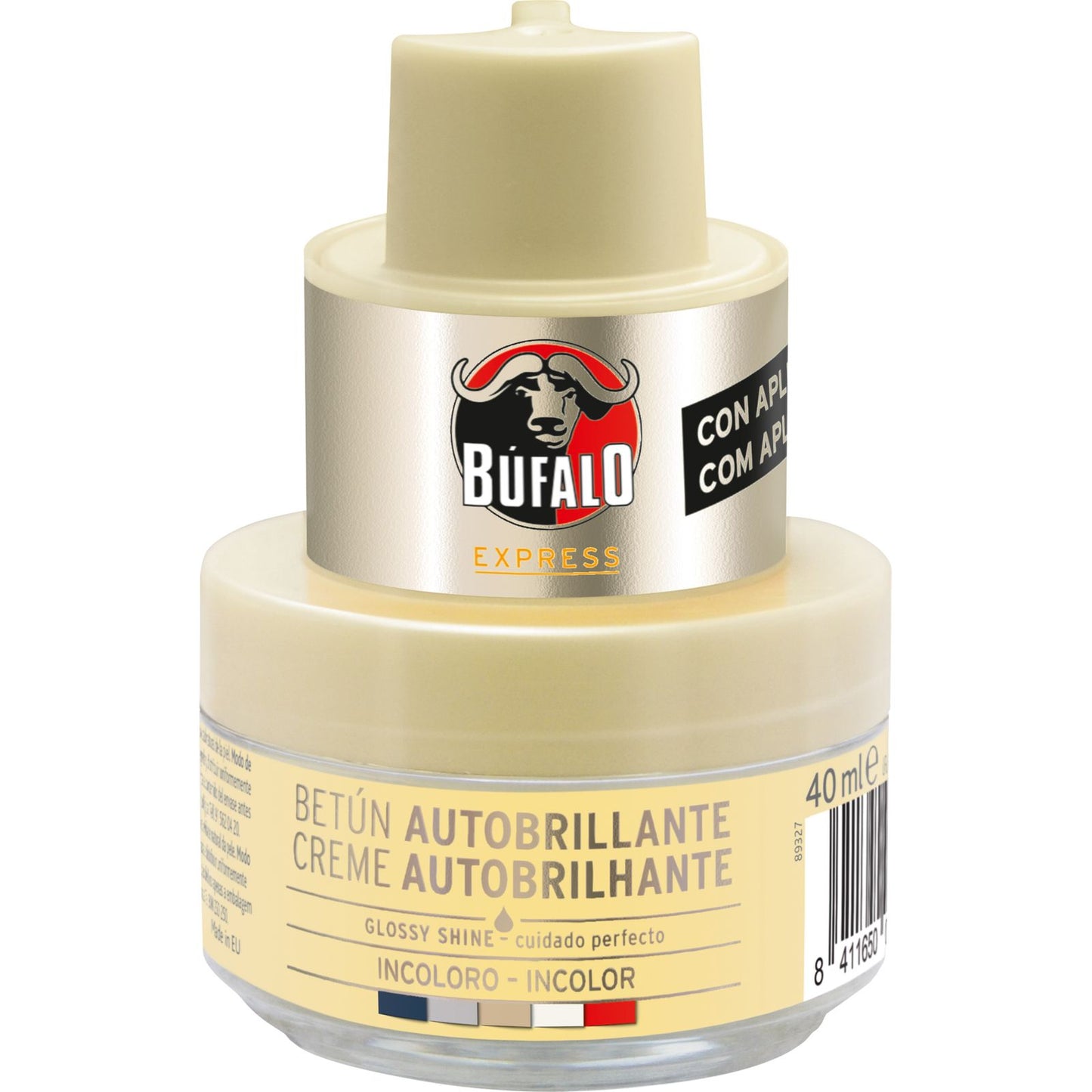 CREMA INCOLORA AUTOAPLICADOR 40ML BUFALO