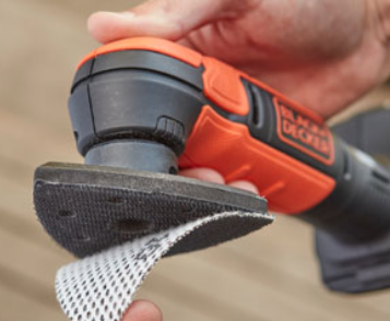 LIJADORA SIN CABLE BDCDS12N-XJ BLACK+DECKER