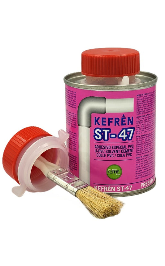 ADHESIVO PVC PRESION CON PINCEL 500GR KEFREN
