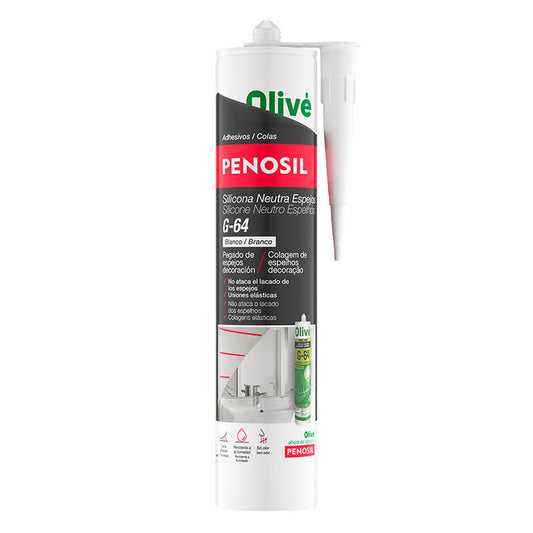 SILICONA NEUTRA PARA ESPEJOS G-64 PENOSIL