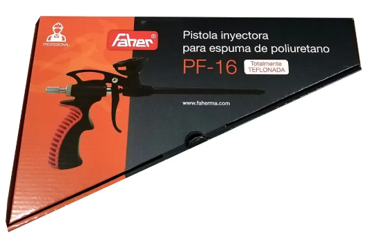PISTOLA ESPUMA POLIURETANO PROF. TEFLONADA FAHER