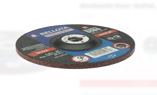 Disco abrasivo profesional para desbaste inox-metal, blando 7 mm, Bellota