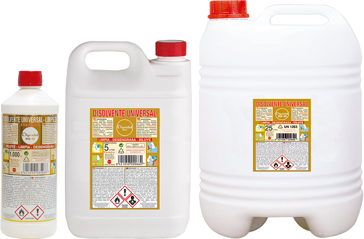 DISOLVENTE UNIVERSAL RM-40 (ENVASE PLÁSTICO)