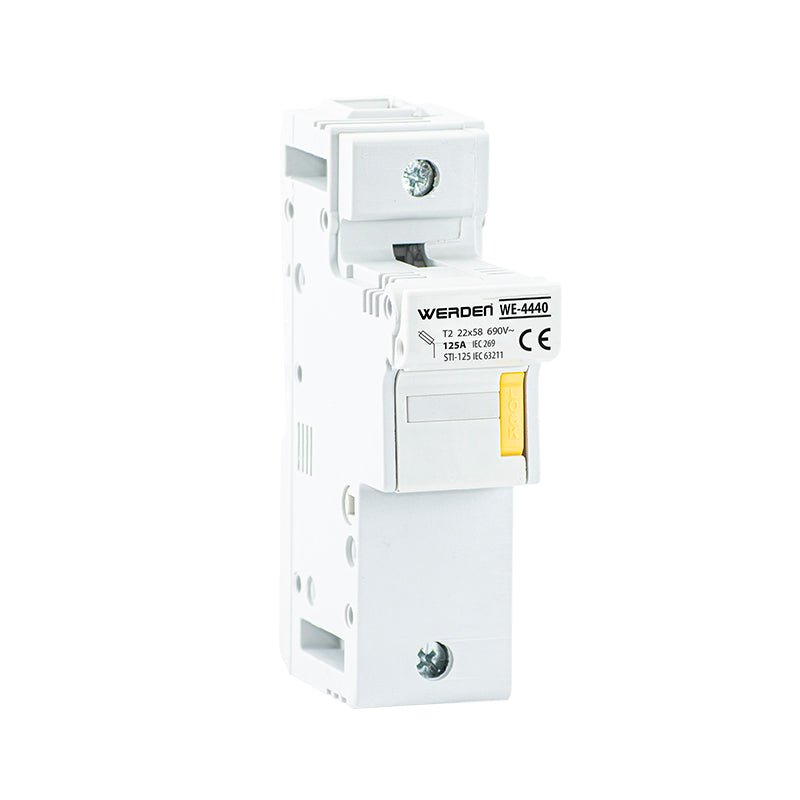 BASE PORTAFUSIBLE CERÁMICO CARRIL DIN T-2