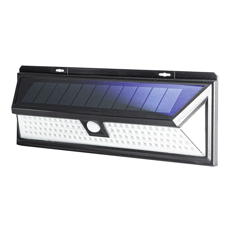 APLIQUE DE SUPERFICIE SOLAR C/SENSOR 10 W. IP65 NEGRO