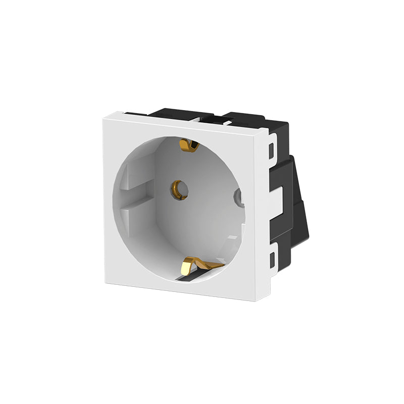 MODULO SCHUKO 16A/250V PUESTO TRABAJO 45x45mm