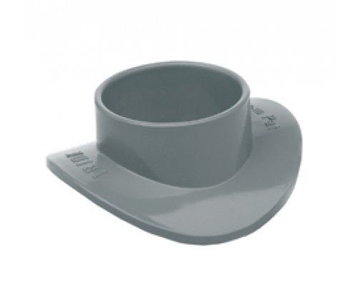 INJERTO CLIP 87º PVC EVACUACIÓN