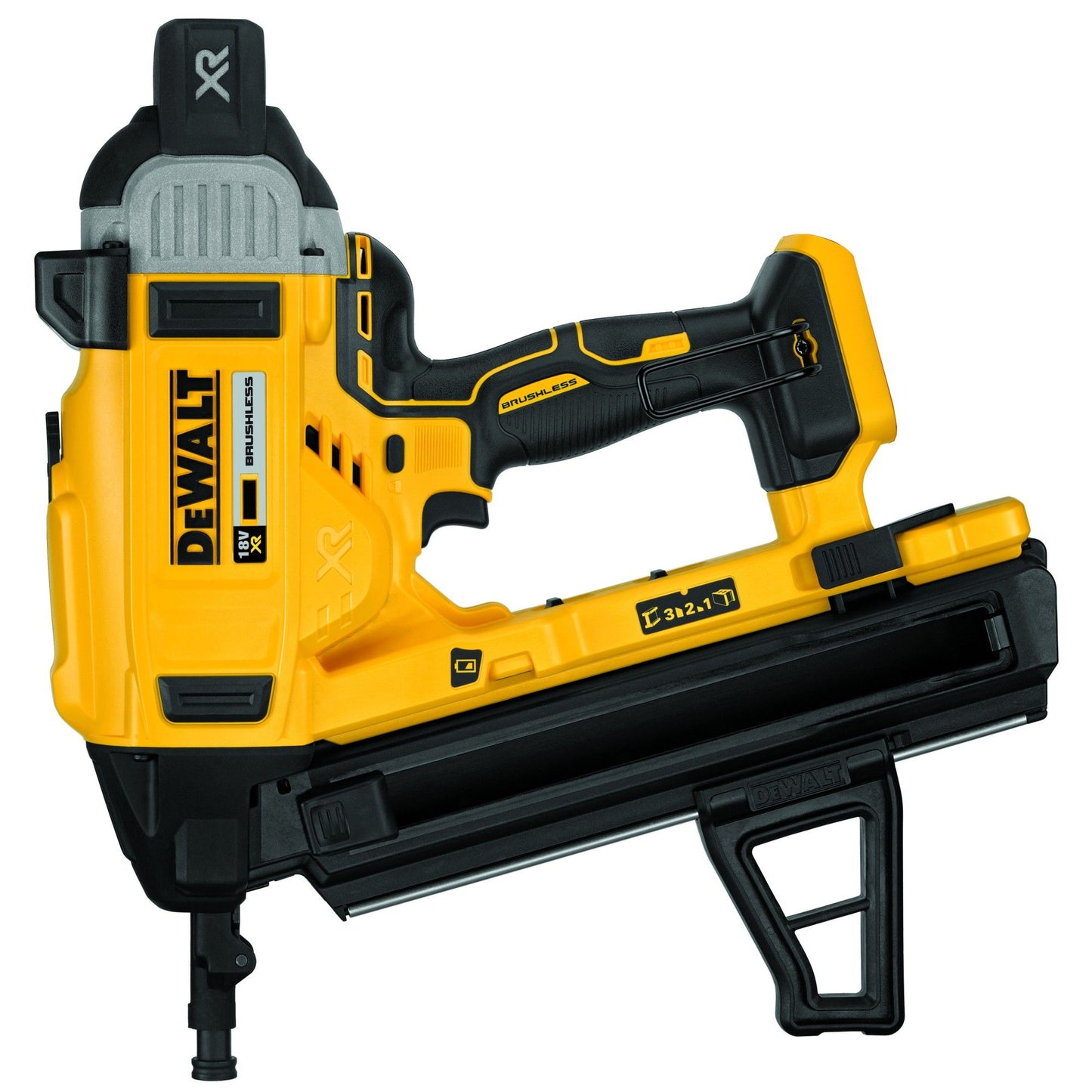 CLAVADORA DE HORMIGON SIN ESCOBILLAS XR 18V CON 2 BATERIAS DEWALT