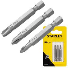 3 PUNTAS PHILIPS 50MM (Ph1, Ph2, Ph3) STANLEY