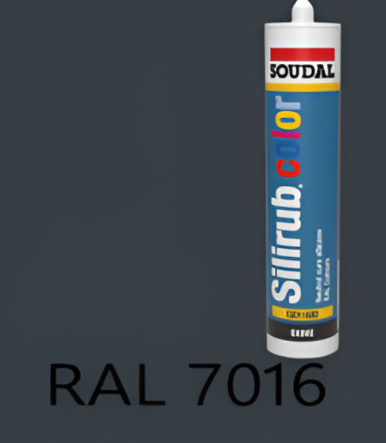 SILICONA COLOR RAL SILIRUB, SOUDAL
