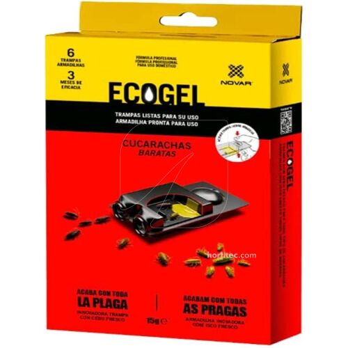 ECOGEL CUCARACHAS TRAMPA 6X2.5G