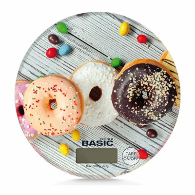 BASCULA COCINA PANTALLA TACTIL 5KG HOME BASIC