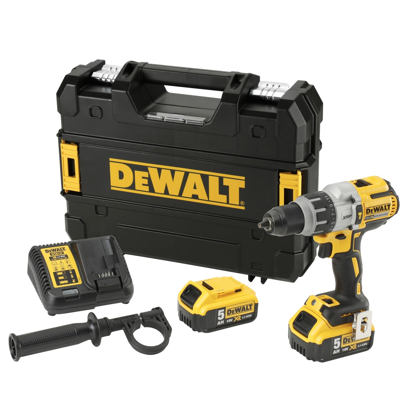 TALADRO PERCUTOR SIN ESCOBILLAS XR 18V XRP DEWALT DCD996P2-QW