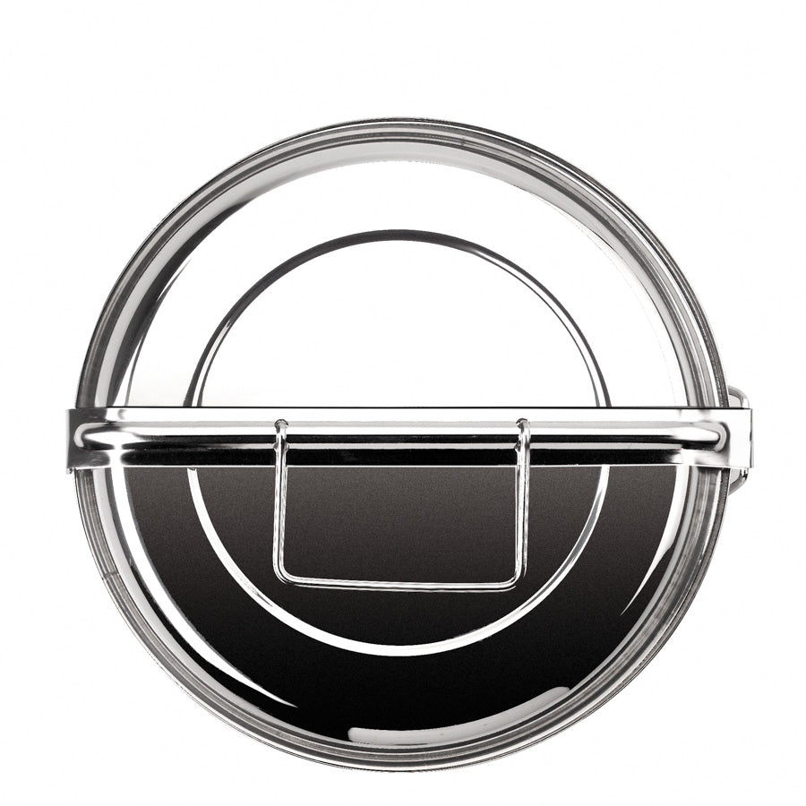 FIAMBRERA CON DOS PLATO INOXIDABLE IBILI