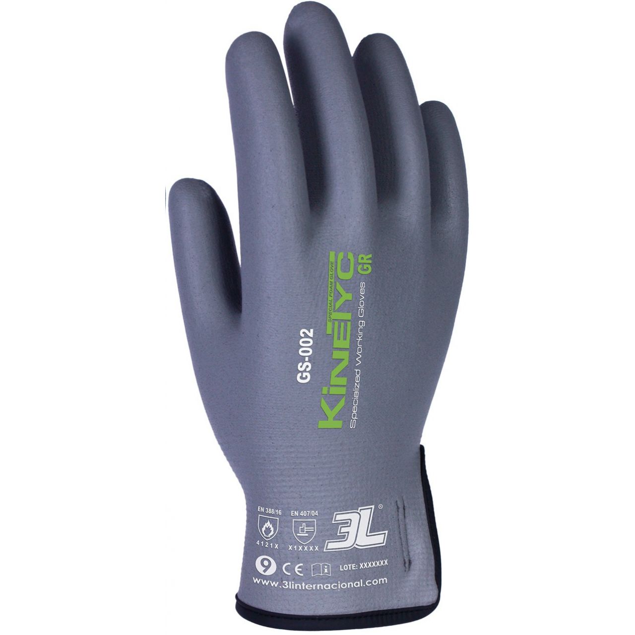 GUANTES KINETYC Y AMARILLO T-10