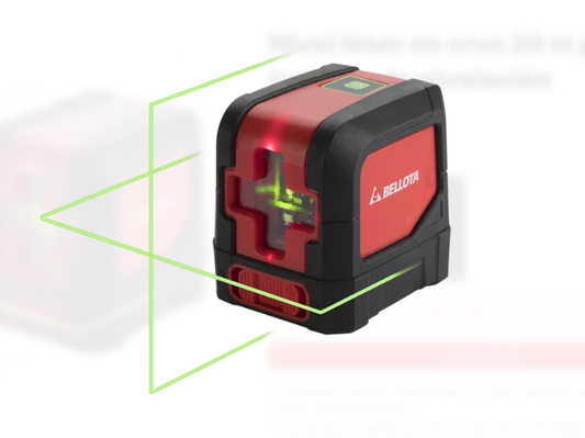 NIVEL LASER  LINEAS VERDES  20MT, BELLOTA