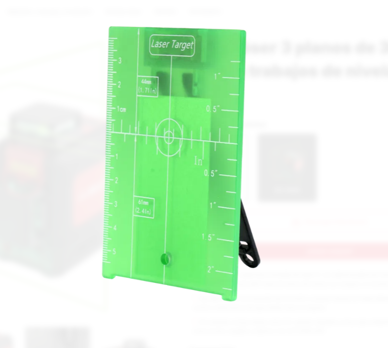NIVEL LASER VERDE 30MT+ PLOMADA, BELLOTA