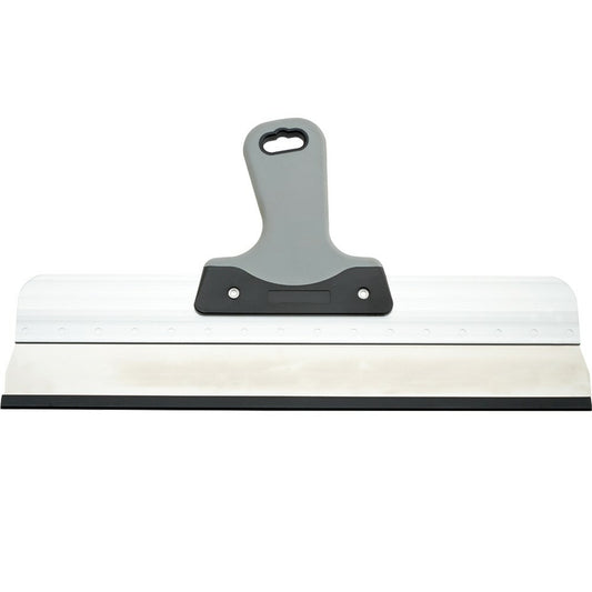 ESPÁTULA ANCHA DE INOXIDABLE CON MANGO BIMATERIAL PARA TRABAJOS DE ACABADO BELLOTA