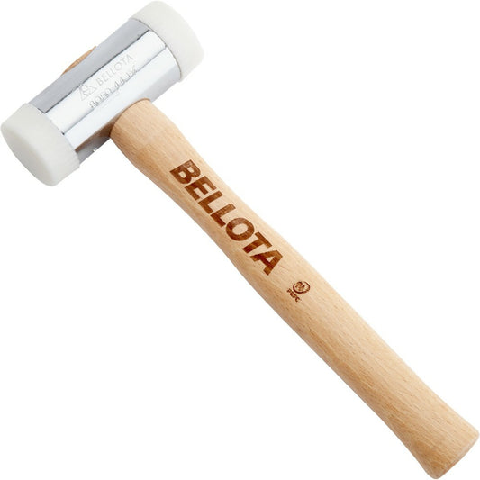 MARTILLO BOCAS DE NYLON CON MANGO DE MADERA PARA GOLPEO DE PIEZAS BELLOTA