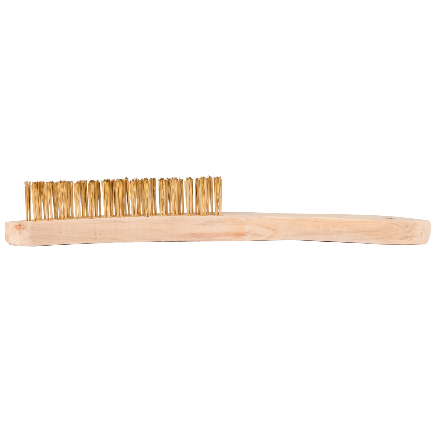 CEPILLO MANUAL CON MANGO DE MADERA ALAMBRE DE ACERO LATONADO RECTO BELLOTA