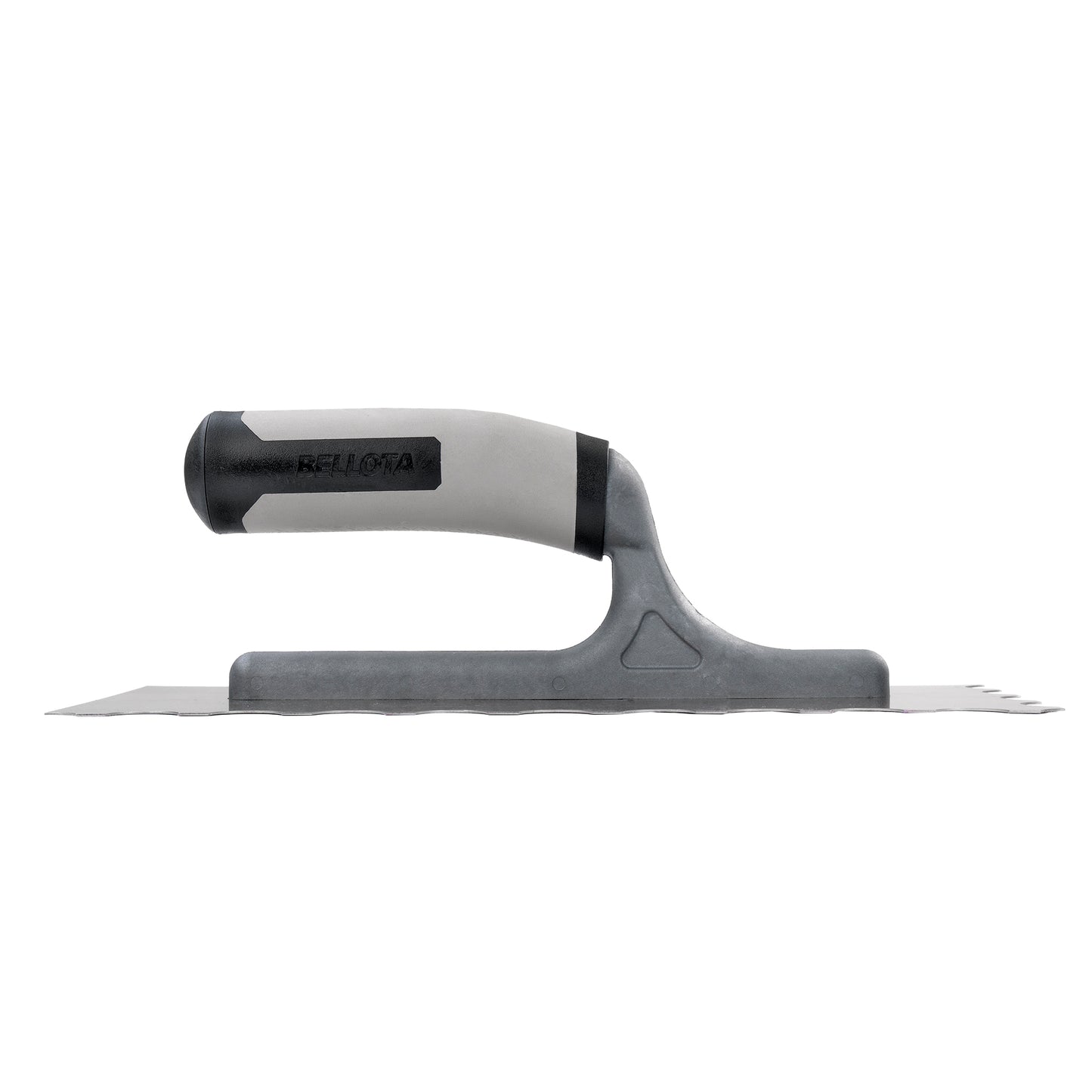 PEINE DE ACERO INOXIDABLE DIENTE RADIO CON MANGO ABIERTO BIMATERIAL PARA TRABAJOS DE ALICATADO Y SOLADO BELLOTA