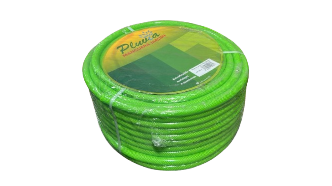 ROLLO 50MT MANGUERA LATEX REFORZADA TRENAZADA CON MALLA