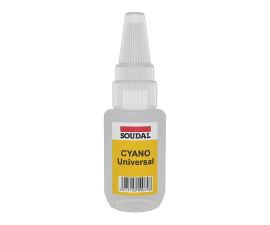 ADHESIVO INSTANTANEO UNIVERSAL CIANOCRILATO 50GR SOUDAL