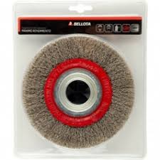 CEPILLO CIRCULAR ACERO LATONADO ALAMBRE ONDULADO 50810 BELLOTA