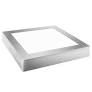 DOWNLIGHT SUPERFICIE CUADRADO PLATA LED MATEL