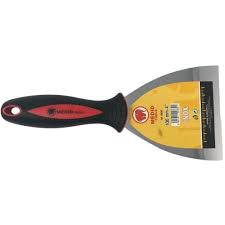 ESPÁTULA PINTOR DE ACERO INOXIDABLE CON MANGO BIMATERIAL ANTIDESLIZANTE MEDID