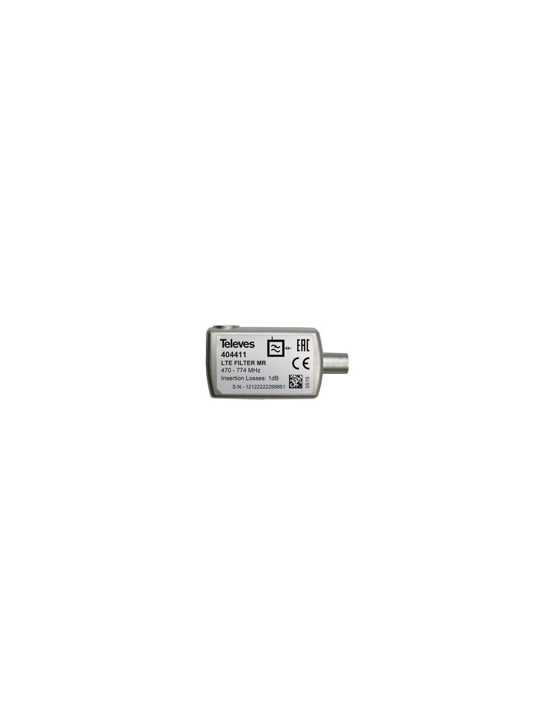 FILTRO LTE SELECTIVO 473-774 MHZ TELEVES