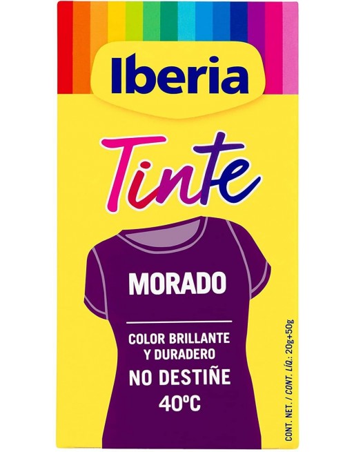 TINTE ROPA MORADO IBERIA