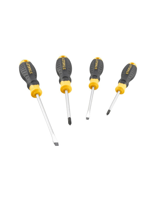 JUEGO 4P DESTORNILLADORES pHILLIPS ACAMPANADOS CUSHION GRUP STANLEY