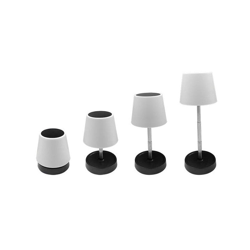 LAMPARA LED RECARGABLE MESA TELESCOPICA EXTENSIBLE REGULABLE TACTIL NEGRO BENSON