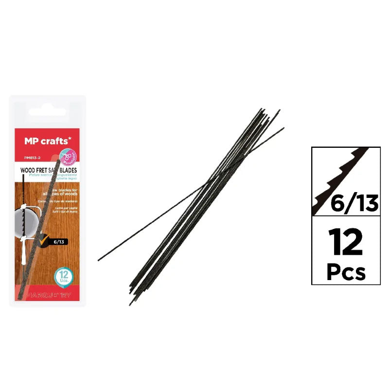 BLISTER PELO SEGUETA MARQUETERIA 12 UDS.