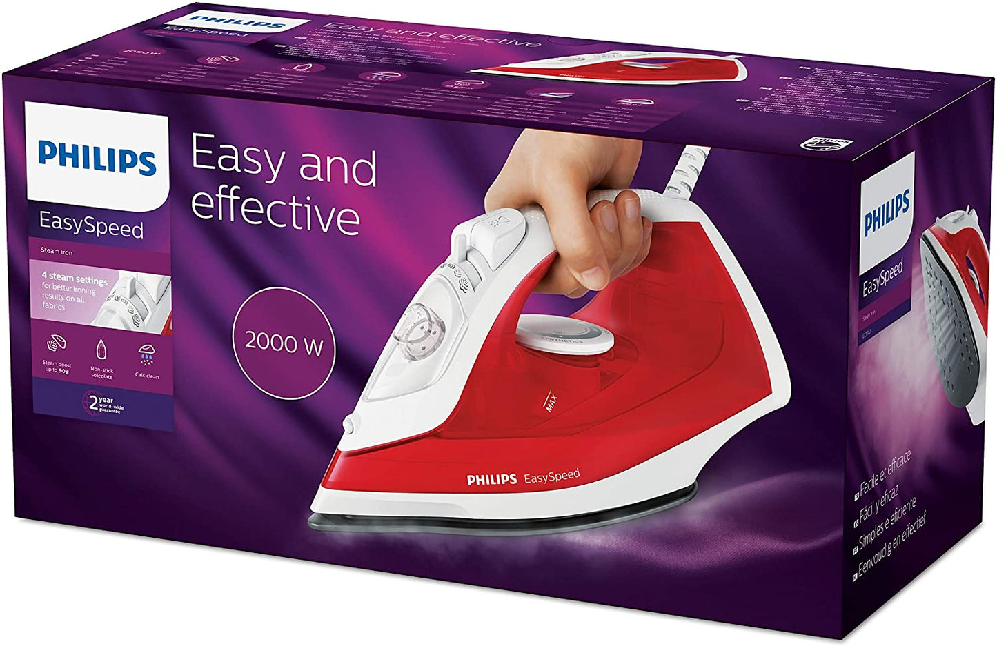 PLANCHA VAPOR 2000W PHILIPS