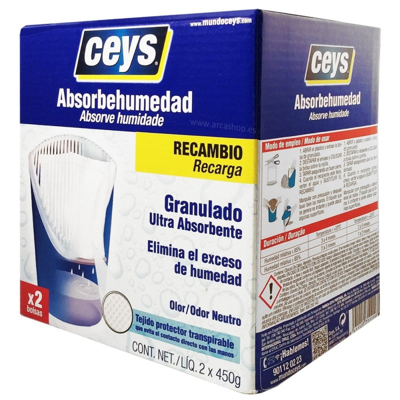 RECAMBIO ABSORBEHUMEDAD GRANAULADO CEYS