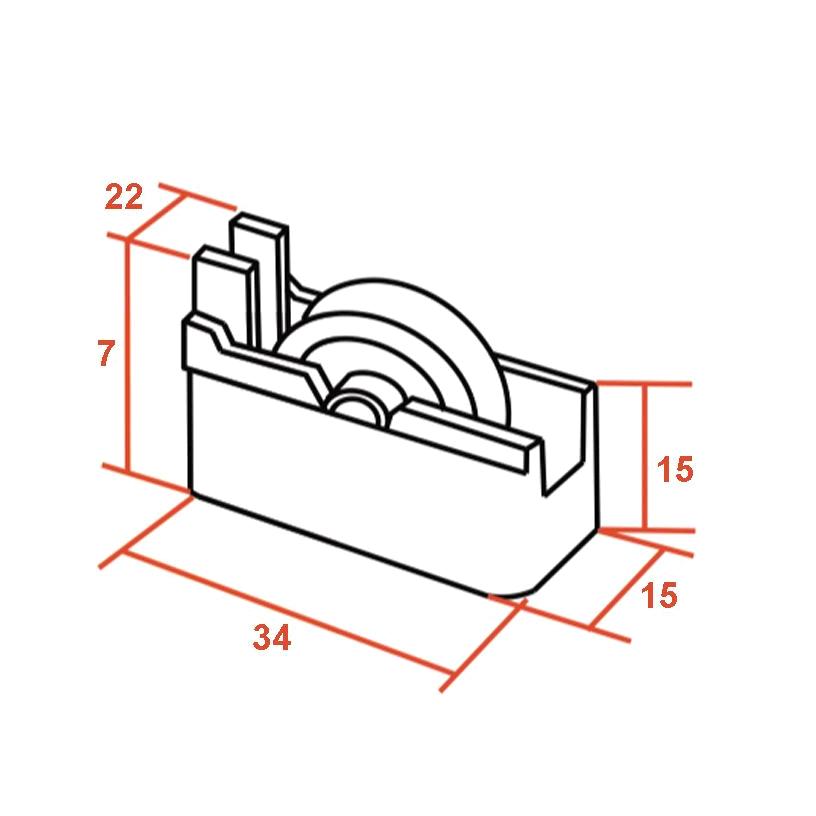 RODAMIENTO VENTANA CLL REF.C032