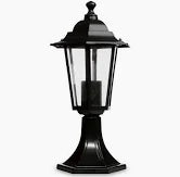 FAROL 6 CARAS SOBREMURO NEGRO