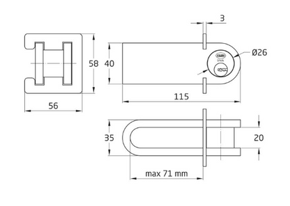 CERRADURA MODELO 680