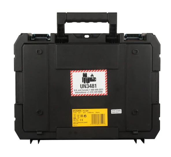 AMOLADORA 125MM XR 18V 2BAT 5AH+CARGADOR DCG405P2 DeWALT