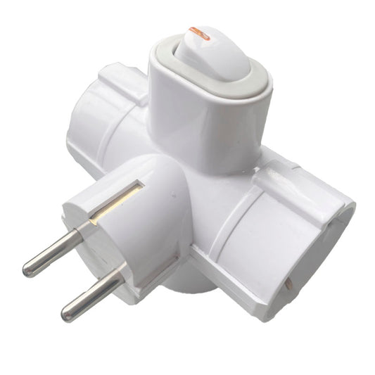 ADAPTADOR TRIPLE TTL C/INTERRUPTOR LUMINOSO