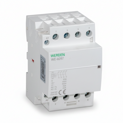 CONTACTOR MODULAR WERDEN 4 POLOS