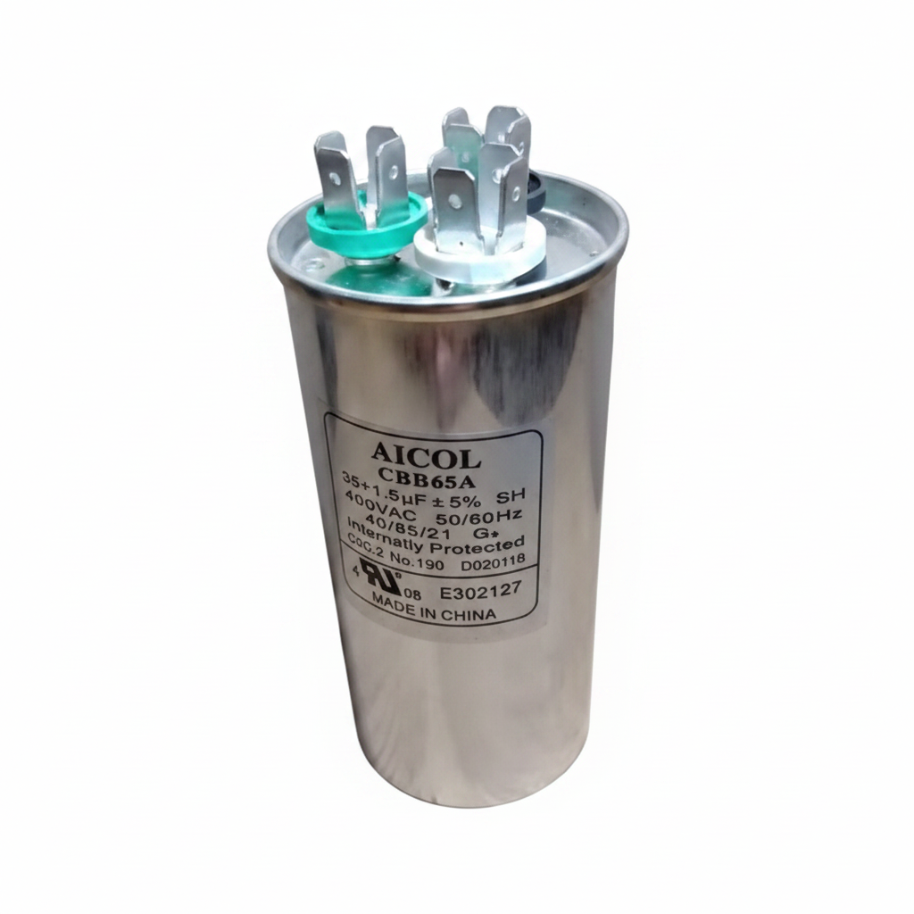 CAPACITADOR DE MOTOR DOBLE