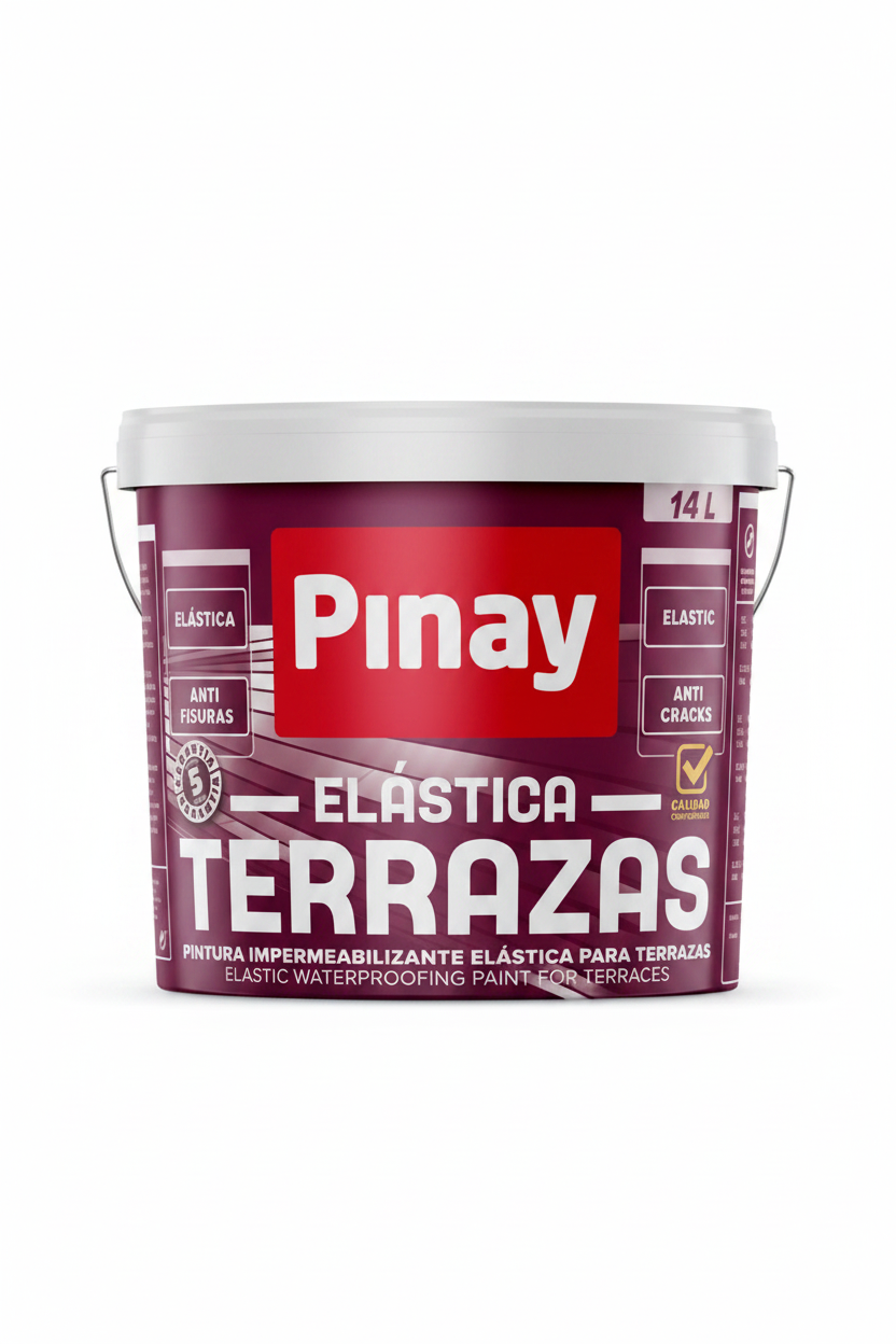 PINTURA IMPERMEABILIZANTE BLANCO FIBRADO TERRAZA PINAY