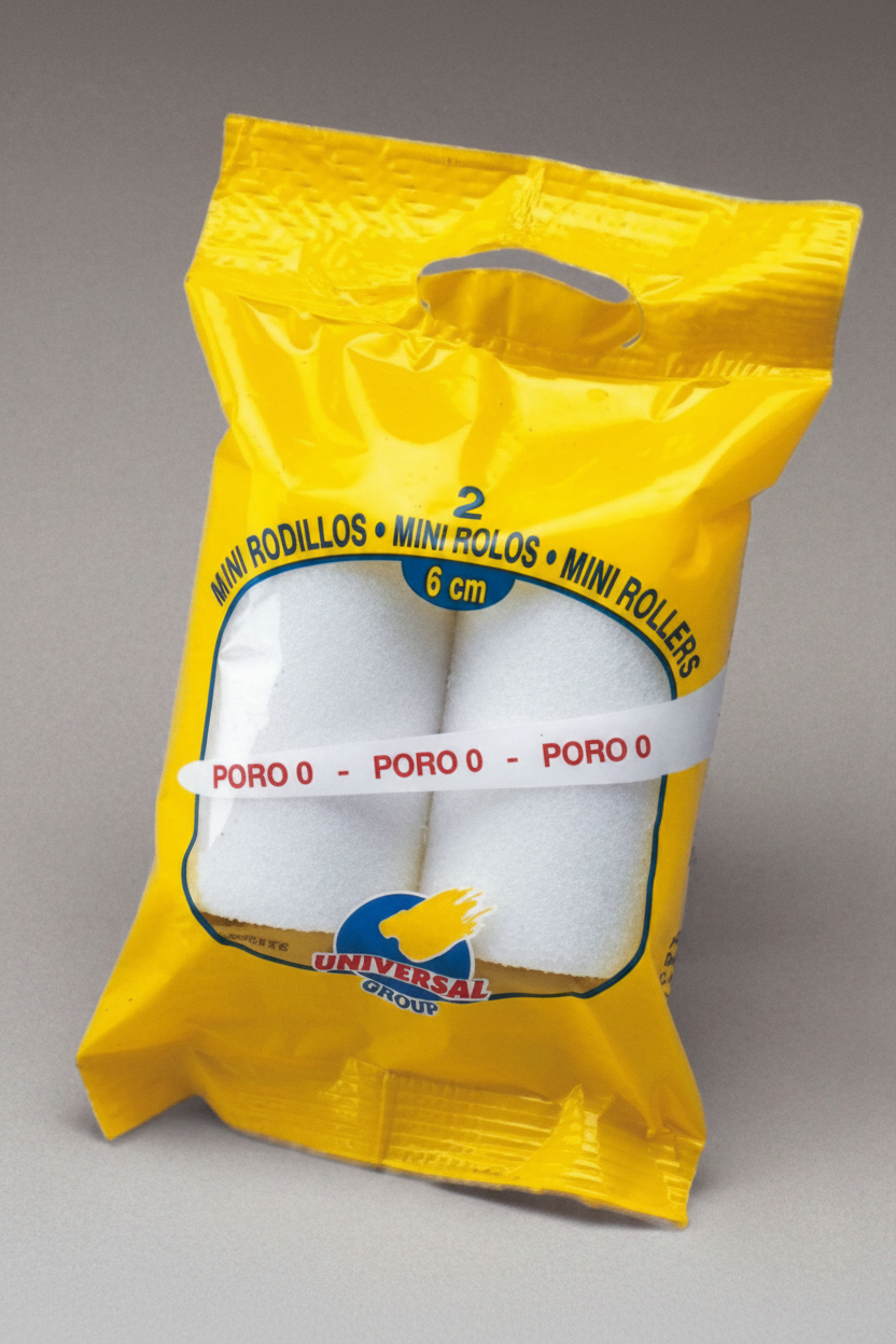 PACK 2MINI RODILLOS ESPUMA P.O. UNIVERSAL