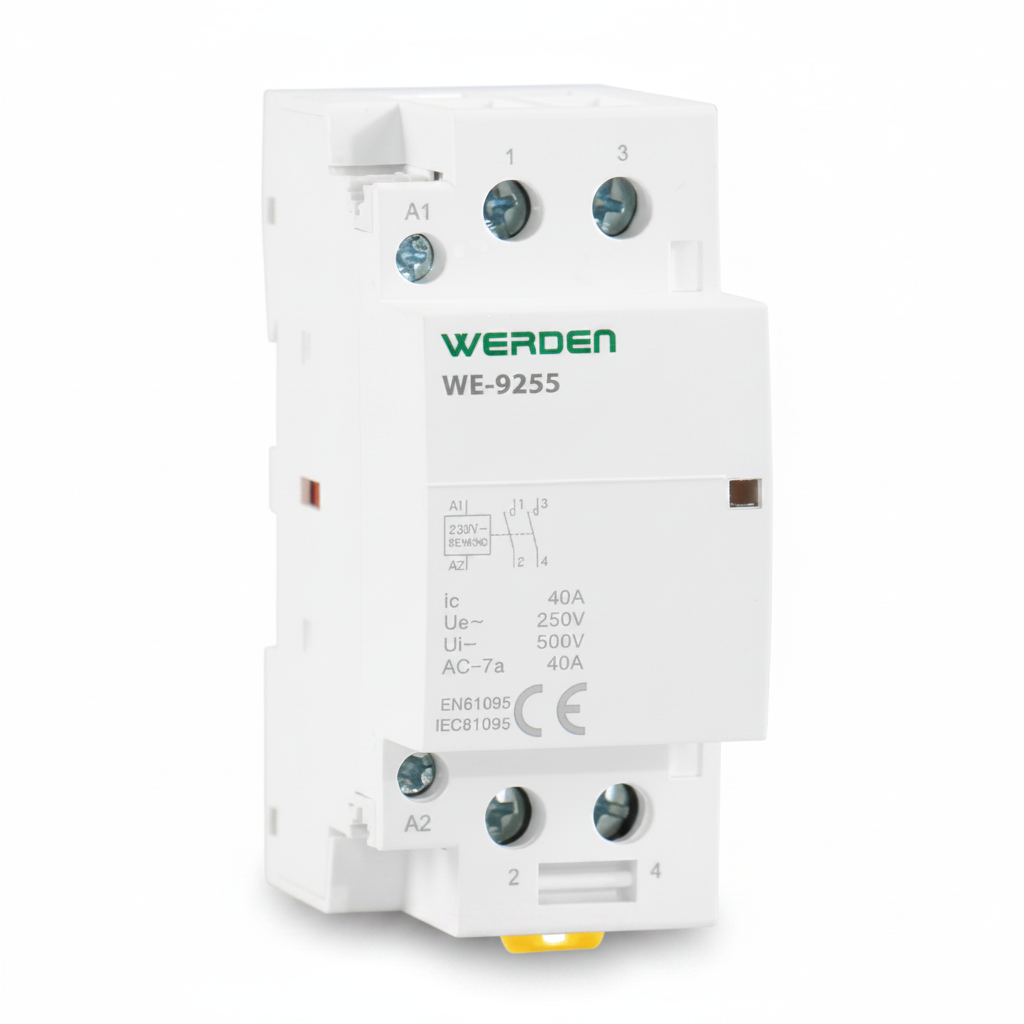 CONTACTOR MODULAR WERDEN 2 POLOS