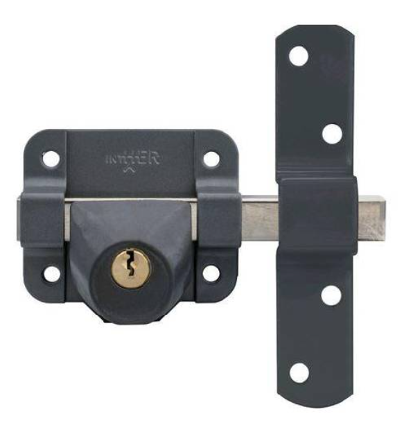 CERROJO 1401-L/80 INTHER SIN CILINDRO