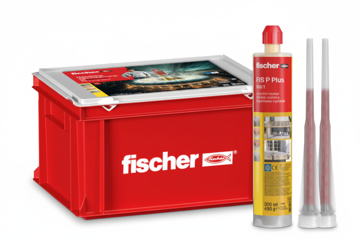 PACK RESINA DE POLIESTER FIS P Plus 300 T (20UND), FISCHER